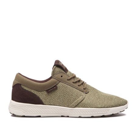 Supra Hammer Run Mens Low Tops Shoes Olive UK 53VCR